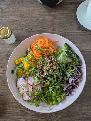 Poke bowl at Coco Bowl in Salento