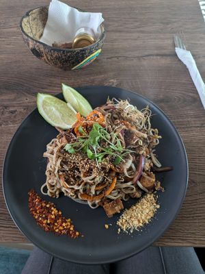Pad thai at Coco Bowl in Salento
