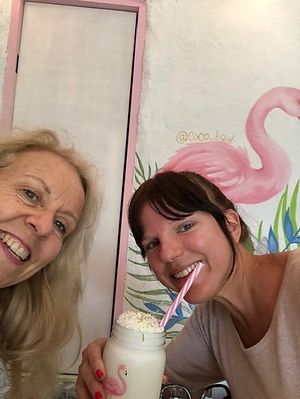 Coconut lemonade smoothly at Coco Bowl in Salento