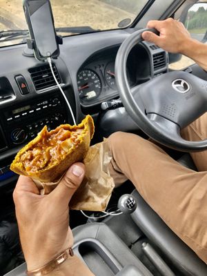 Tempeh goulash pie at Rainbow Kitchen in Lower Moutere