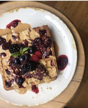 Vegan Waffles at Gabfoods in Istanbul