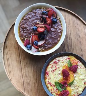 Vegan Porridge's at Gabfoods in Istanbul