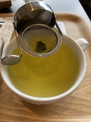 Green tea set at Bakery and Table in Hakone