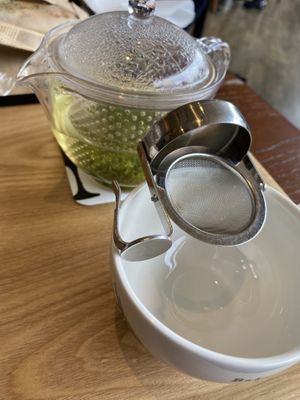 Green tea set  at Bakery and Table in Hakone