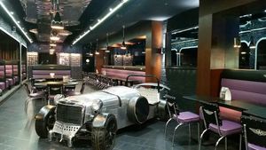 Inside at Creams Café in Cardiff