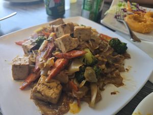 Pad see ew with tofu at Bright Star in Rancho Cucamonga