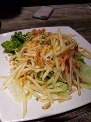 Papaya salad at Bright Star in Rancho Cucamonga