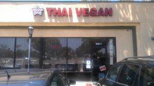 Bright Star Thai Vegan restaurant outside at Bright Star in Rancho Cucamonga