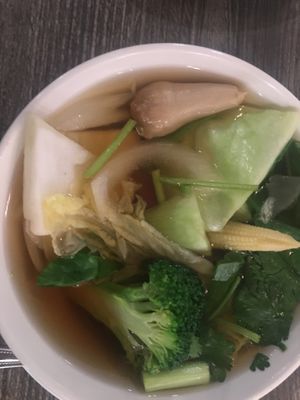 vegetable soup at Bright Star in Rancho Cucamonga