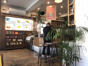 Inside at Lloydie's in Montreal