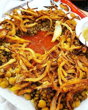 Vegan Koshary at Falafel n Cafe in Clearwater