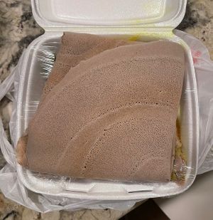 enjera   at Awash in San Diego