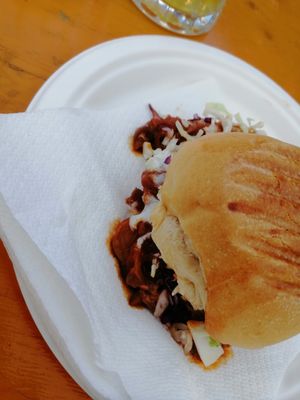 Unpulled pork at Circo dei Sapori - Food Truck in Padua