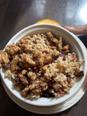 Steel cut oatmeal at Table 65 in New Richmond