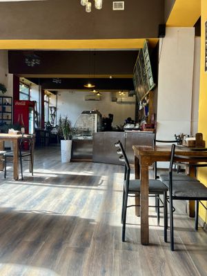 Cafe inside   at Brio in Osh