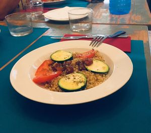 Quinoa veggie salad  at Lo Portal de Tamarit in Tortosa