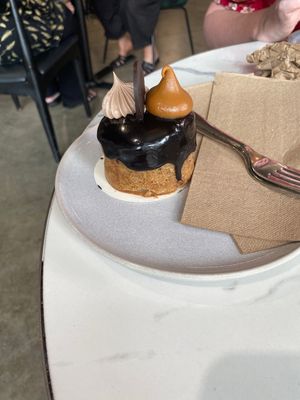 Biscoff Choc cake!! 💚  at Good Food Emporium Cafe - Illume in Narre Warren