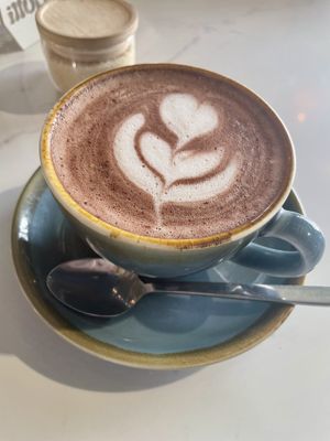 Oat hot chocolate   at Good Food Emporium Cafe - Illume in Narre Warren