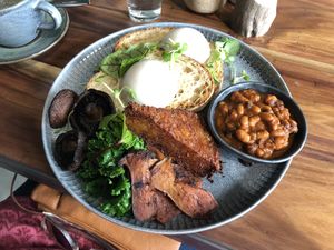 Big breakfast with veggs at Good Food Emporium Cafe - Illume in Narre Warren