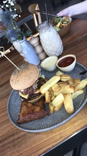 Emporium Burger at Good Food Emporium Cafe - Illume in Narre Warren