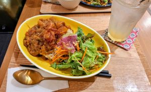 Vegan japanese curry at Solviva Yukisaryou in Osaka