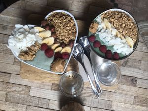 Smoothie bowls  at Catlove Coffee in Gijon