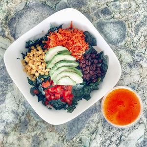 chipotle black bean bowl at Greensurge in San Francisco