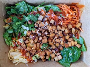 Vegan Bibimbap at Food Mood in Ottawa