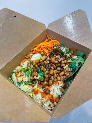 Tofu (bulgogi style)  bibimbap  at Food Mood in Ottawa