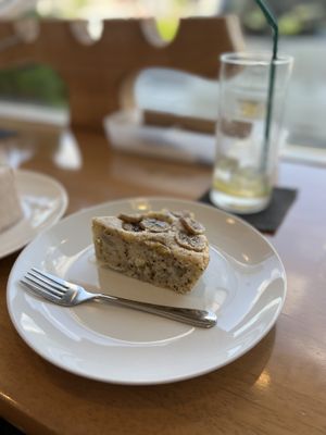 Banana tea cake  at Easy Life Cafe in Narita