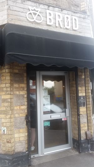 Outside at Brød in Cardiff