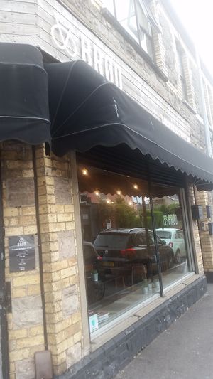 Outside at Brød in Cardiff
