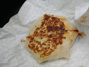 Crunch wrap Supreme at Simple Cafe in Asheville