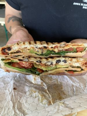 Vegan Crunchwrap   at Simple Cafe in Asheville