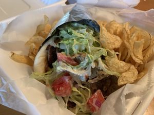 Vegan Gyro was absolutely delicious!  at Simple Cafe in Asheville