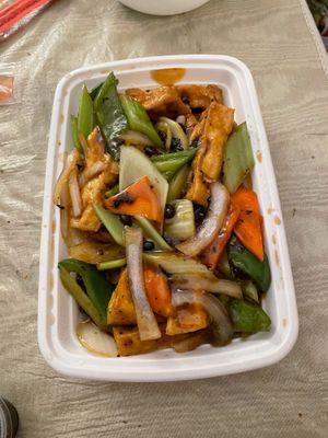 Black bean tofu 9  at Han Noodle Bar in Rochester