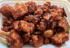 General Tso Tofu  at Han Noodle Bar in Rochester