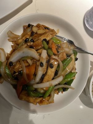 Black-bean tofu   at Han Noodle Bar in Rochester