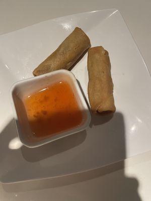 Veggie spring rolls   at Han Noodle Bar in Rochester