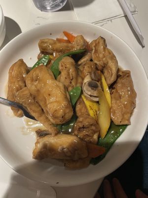 Braised tofuu  at Han Noodle Bar in Rochester