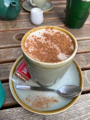 Oat chai latte  at Hannah's in West Kirby