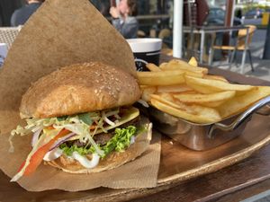   at Vegan Burger in Dornbirn
