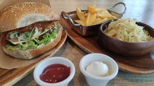  at Vegan Burger in Dornbirn