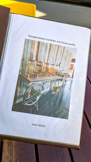 Free drinks & sauces at Vegan Burger in Dornbirn