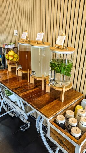 Free drinks 👍 at Vegan Burger in Dornbirn