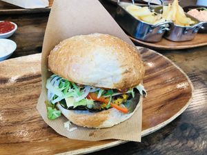   at Vegan Burger in Dornbirn