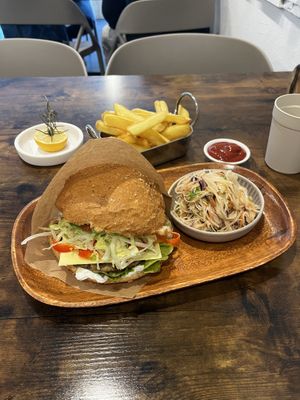   at Vegan Burger in Dornbirn