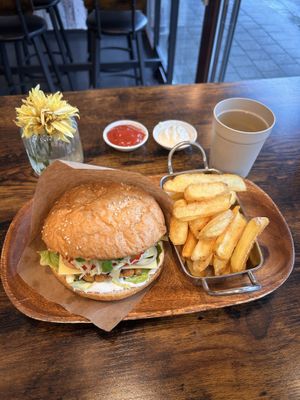   at Vegan Burger in Dornbirn