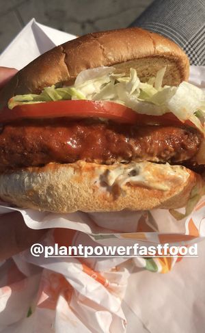 Buffalo ‘66 from the food truck at Plant Power Fast Food in Long Beach
