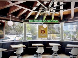 Inside  at Plant Power Fast Food in Long Beach